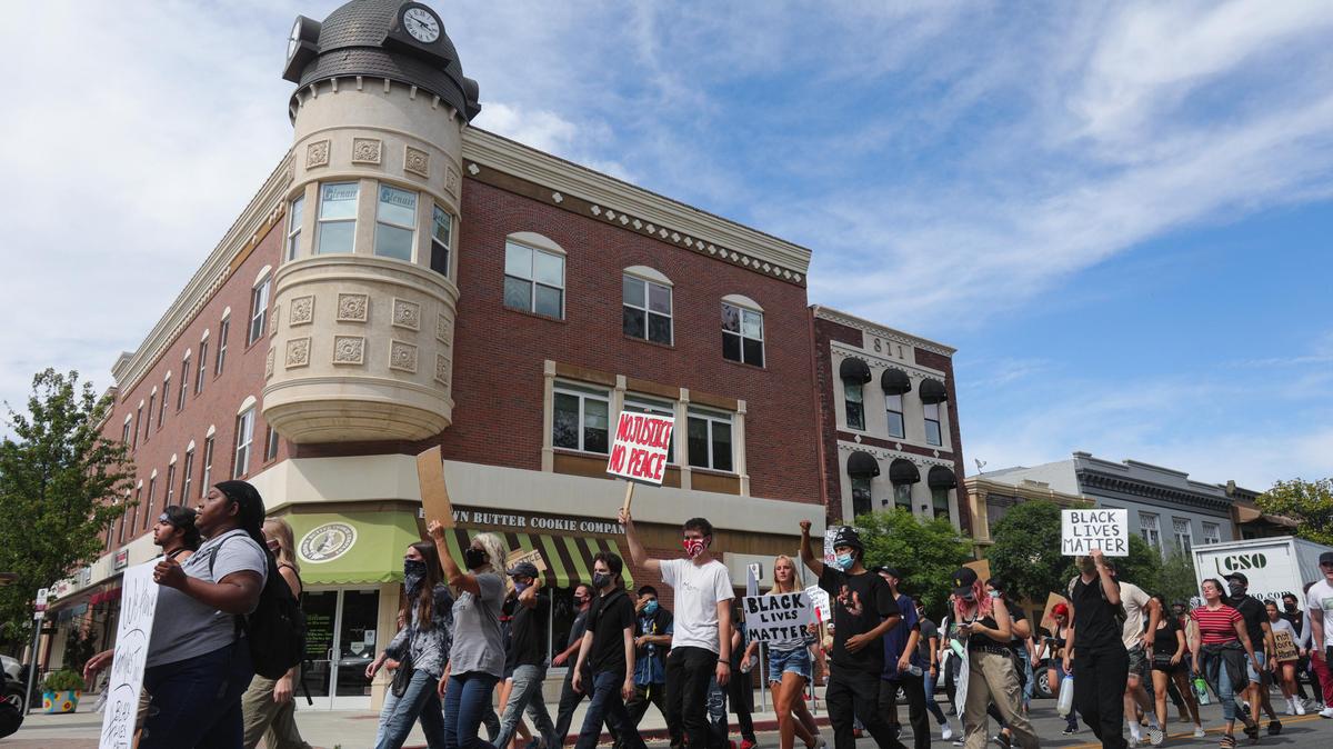 A Black Lives Matter march through downtown Paso Robles in June 2020 helped lead to formation of a Diversity Panel, but an LA Times reporter found many people of color still feel invisible.