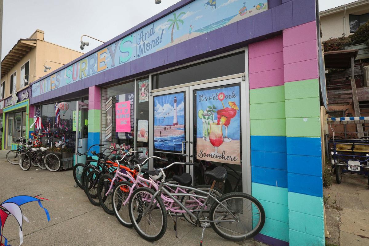 Shaun Farmer, owner of Beachfront Kites and Surreys, plans to shut the long-time Morro Bay business down at the end of September 2024, seen here Sept. 4, 2024.