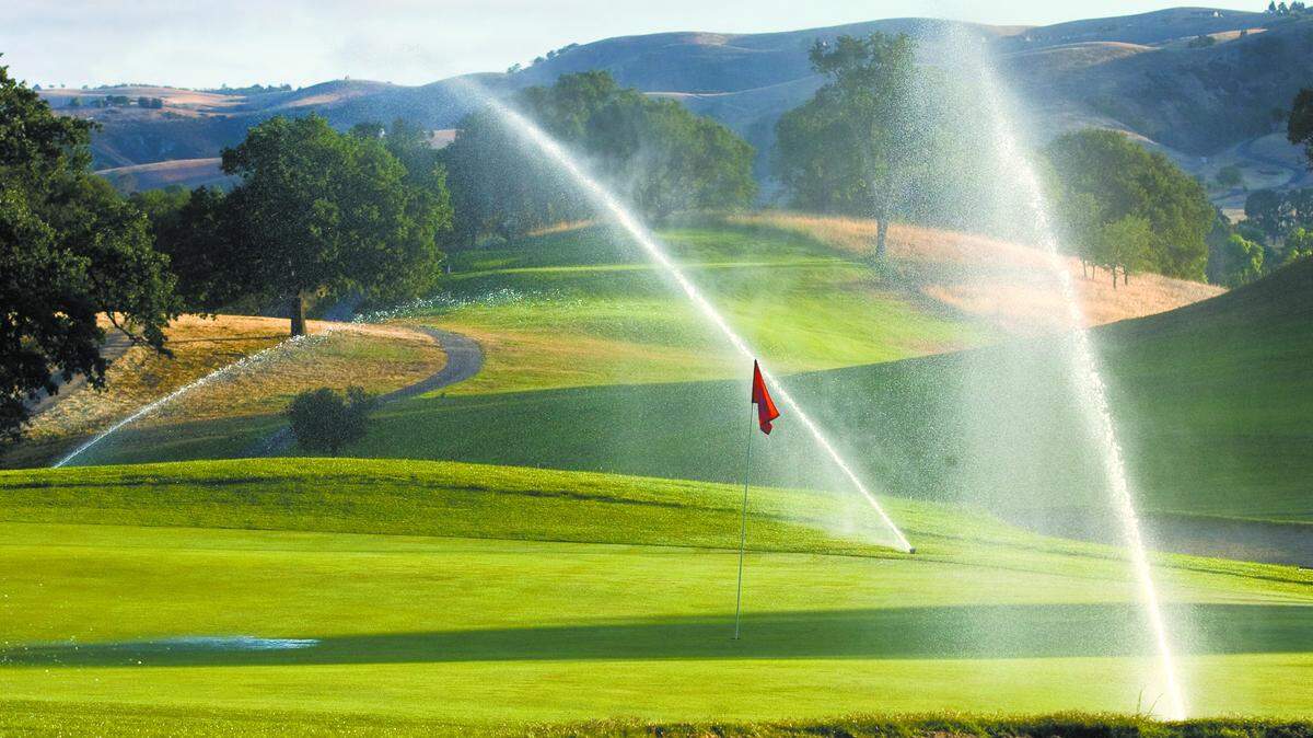 The county-run Chalk Mountain Golf Course in Atascadero uses reclaimed water from the Atascadero wastewater treatment plant.