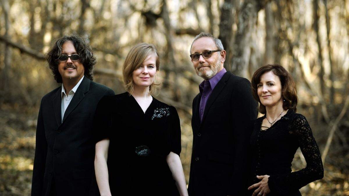From left, Mark Davis,Karoline Hausted, Bob Liepman and Wendy Liepman make up the folk-pop quartet Shadowlands.