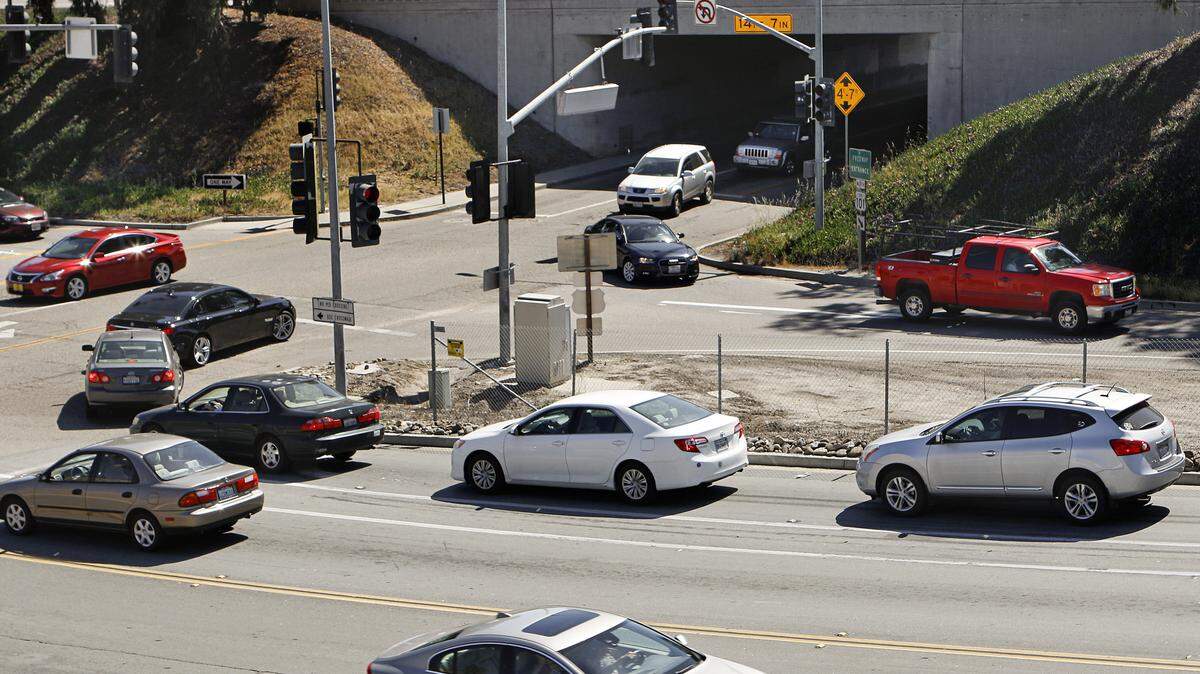 The Brisco Road and Highway 101 interchange in Arroyo Grande.