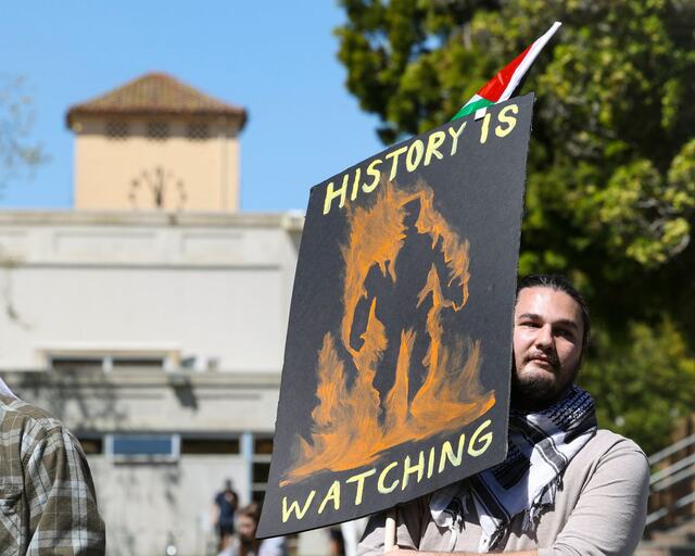 Pro Palestine protesters hold die-in at Cal Poly SLO | San Luis Obispo ...
