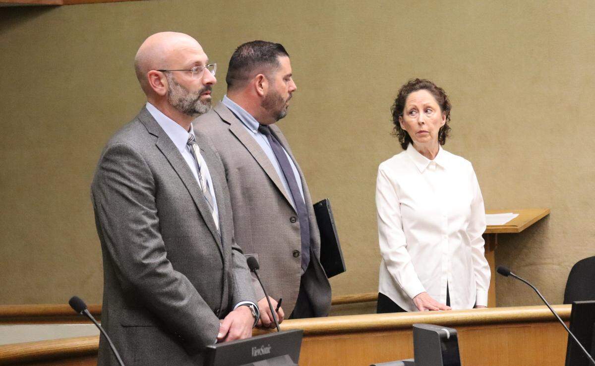 Former Arroyo Grande Mayoral candidate Gaea Powell, who has been charged with nine counts of election and voter fraud, appeared in court again on Aug. 11, 2025, claiming the investigation has violated her civil rights.