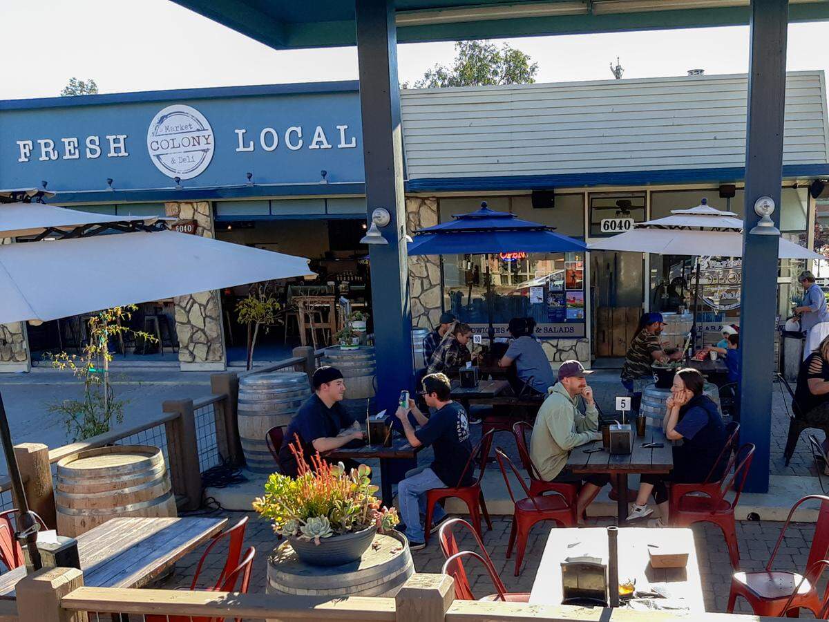 Colony Market and Deli added wood-fired pizza to its menu options in March 2022.