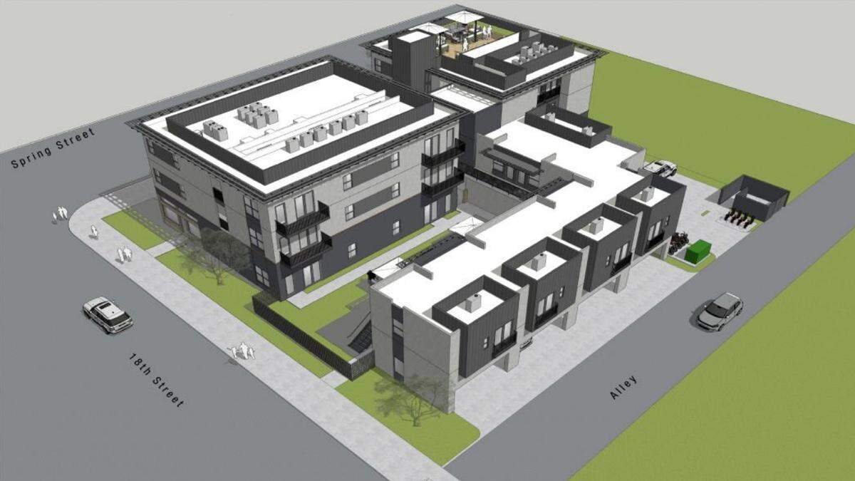 The Paso Robles City Council approved a mixed-use project at 1745 Spring St. featuring 16 hotel rooms and eight residential units at its Oct. 1, 2024 meeting.