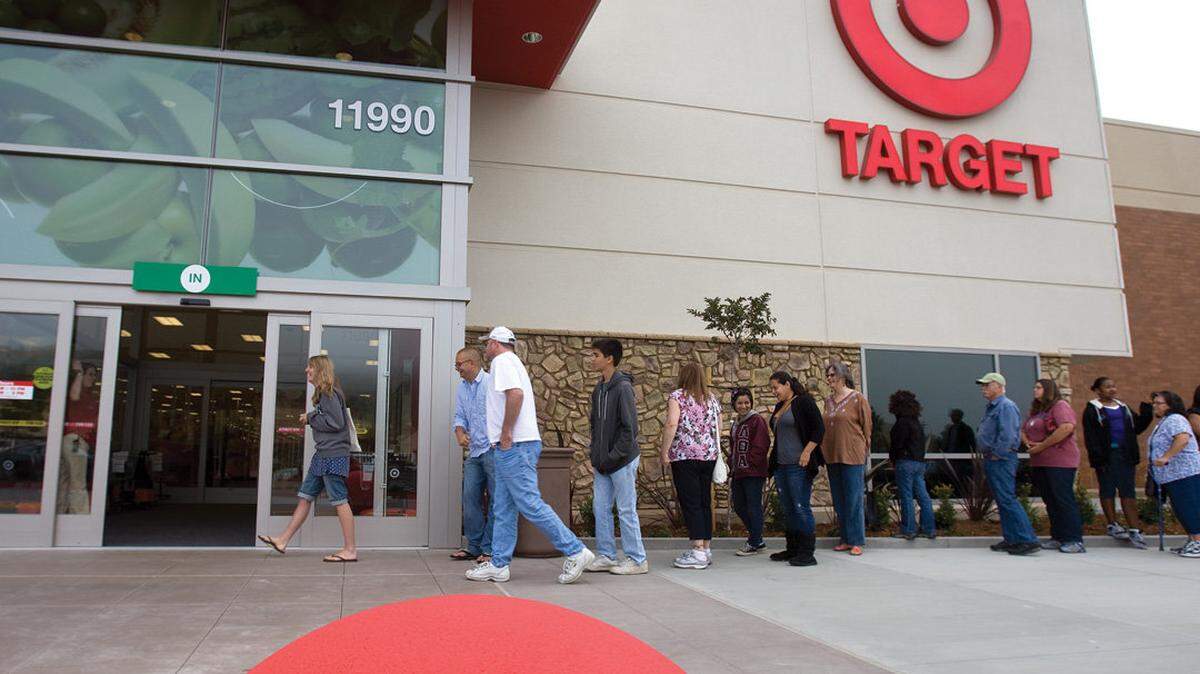 The Target store in San Luis Obispo, on its opening day in 2011.