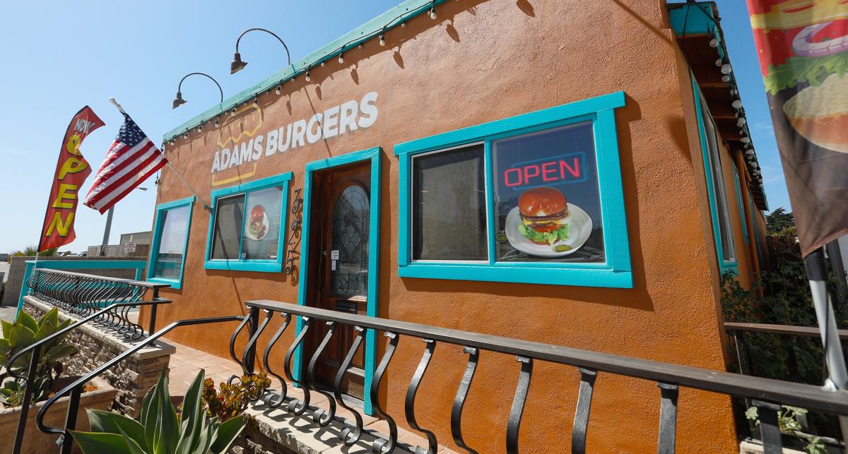Adams Burgers is a new restaurant that opened in March in Oceano. The restaurant serves “high-quality burgers, fries and shakes” at 325 Pier Ave, Oceano.