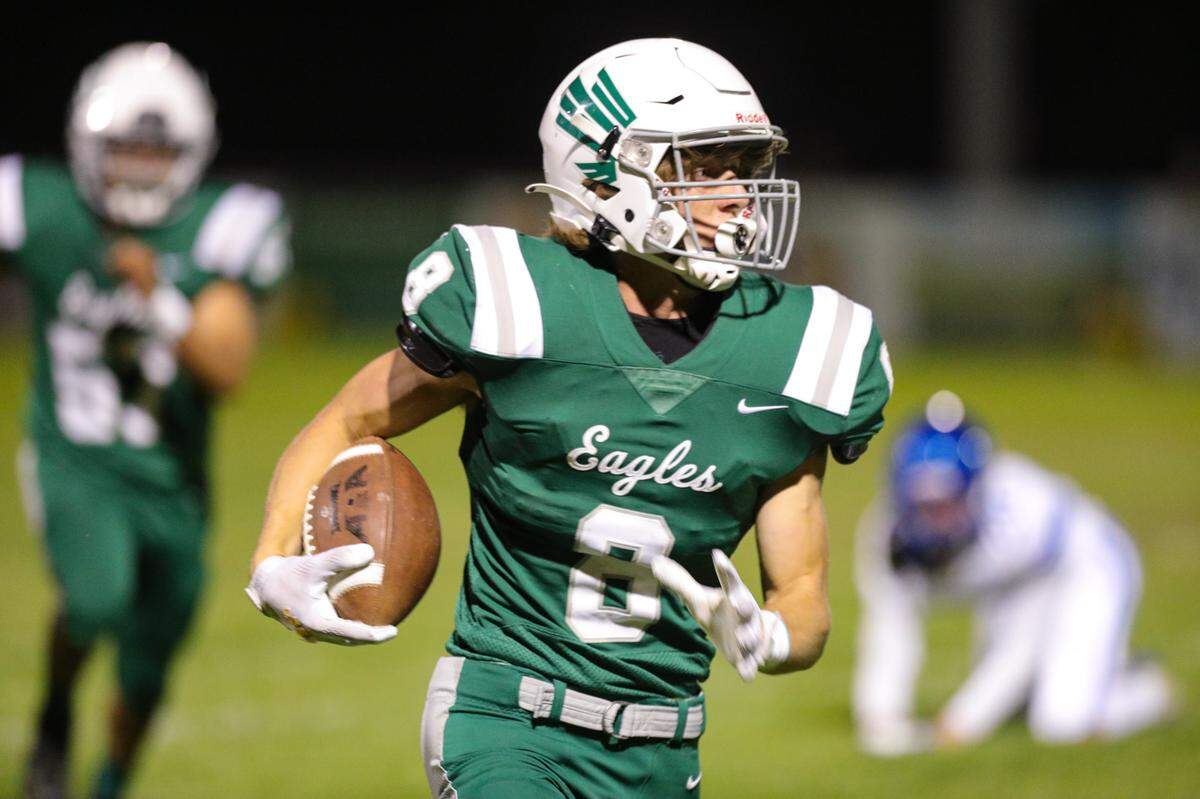 Jack Wood runs. Templeton hosted Morro Bay for the first Ocean League game of the season for both teams.
