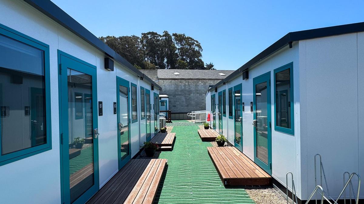 The 5Cities Homeless Coalition celebrated the opening of the Balay Ko on Barca interim cabin housing project on Thursday, May 2, 2024. The project consists of 30 beds that can be used to give people a first step out of homelessness.