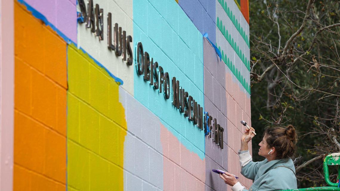 Somewhere over the rainbow: SLO art museum is getting colorful new mural