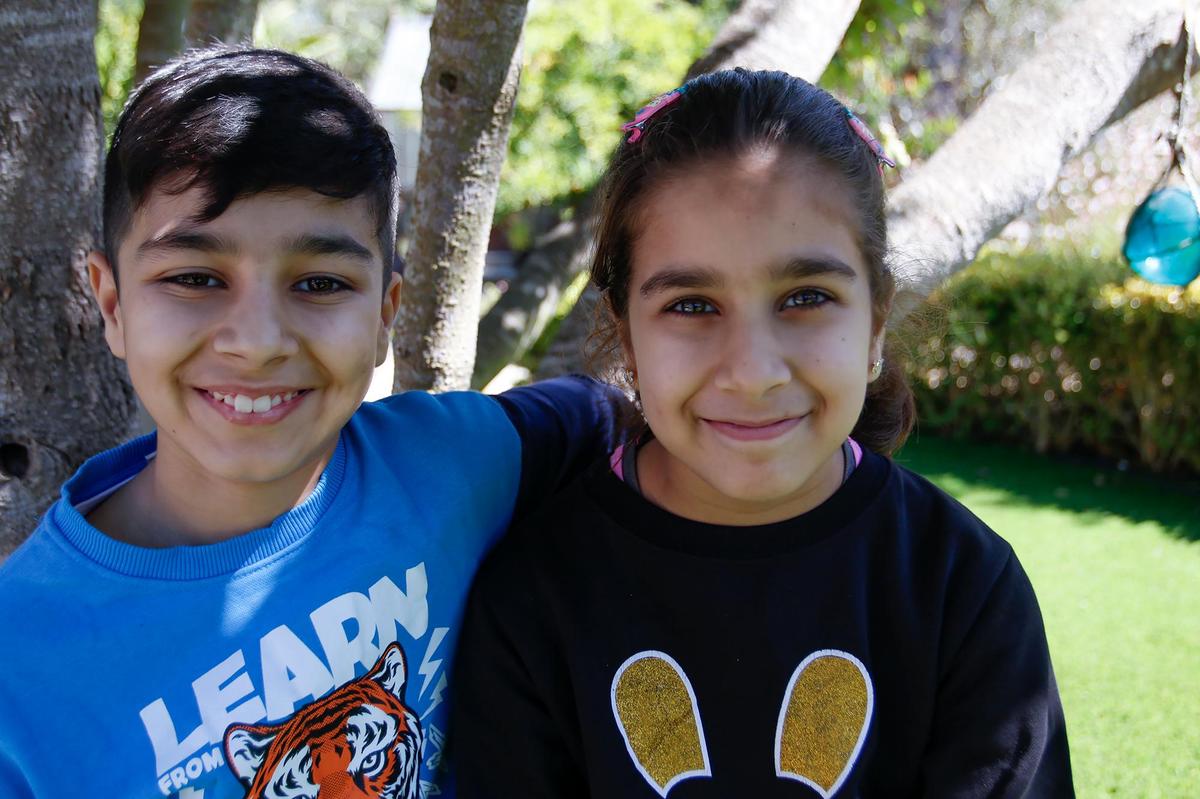 After two years of hiding out in the mountains of Afghanistan and Pakistan, Kawa Barakazai, 40, his wife Negina Barakazai, 32, their 12-year-old son Ben Yamin and 8-year-old daughter Maryam finally arrive at the Cambria home of Mike Reeves and Linda Giordano. Ben and Maryam are enjoying Reeve’s farm.