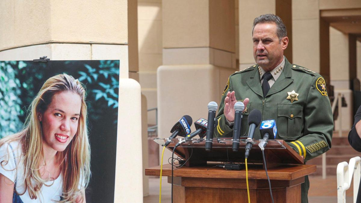 San Luis Obispo County Sheriff Ian Parkinson announced the arrest of Paul and Ruben Flores on April 13, 2021. 