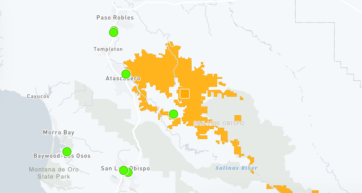 More than 3,000 PG&E customers in SLO County were without power Friday morning.
