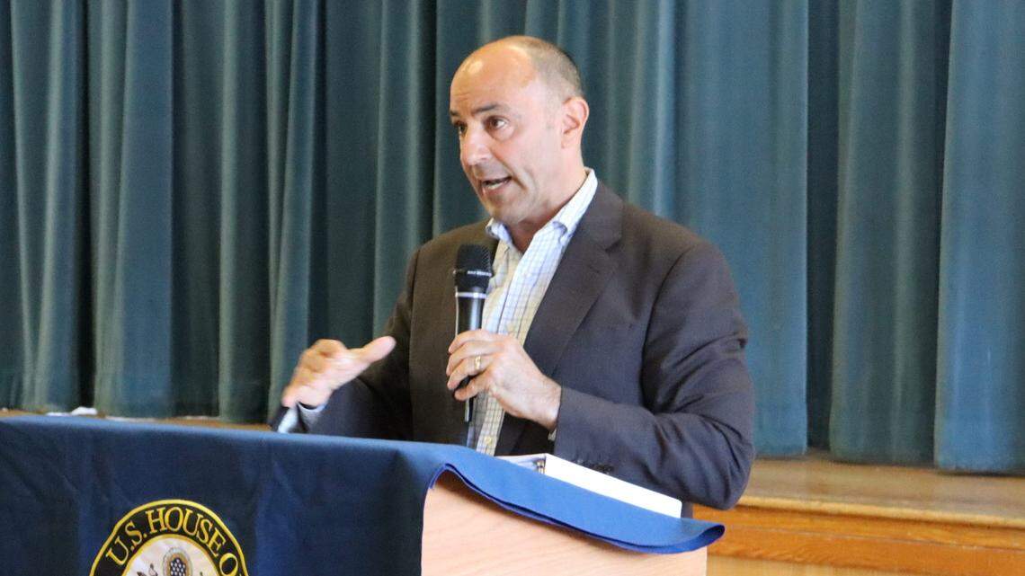 Congressman Jimmy Panetta slams Musk and fights for democracy at SLO County town hall
