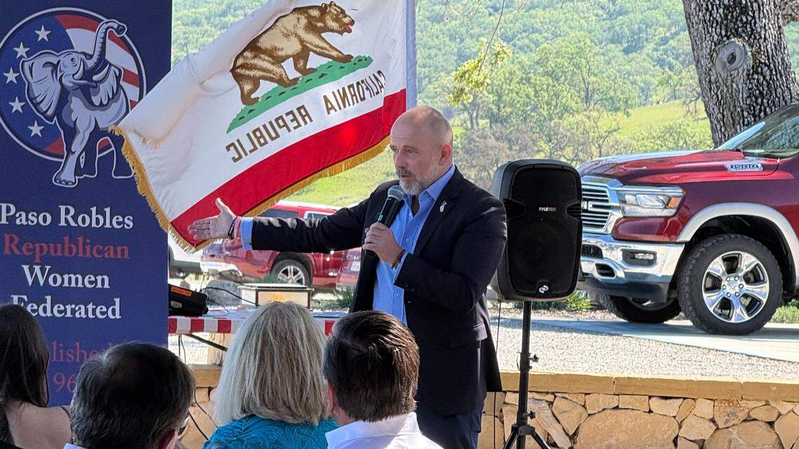 CA governor candidate Steve Hilton campaigns in SLO County. ‘Time for change’