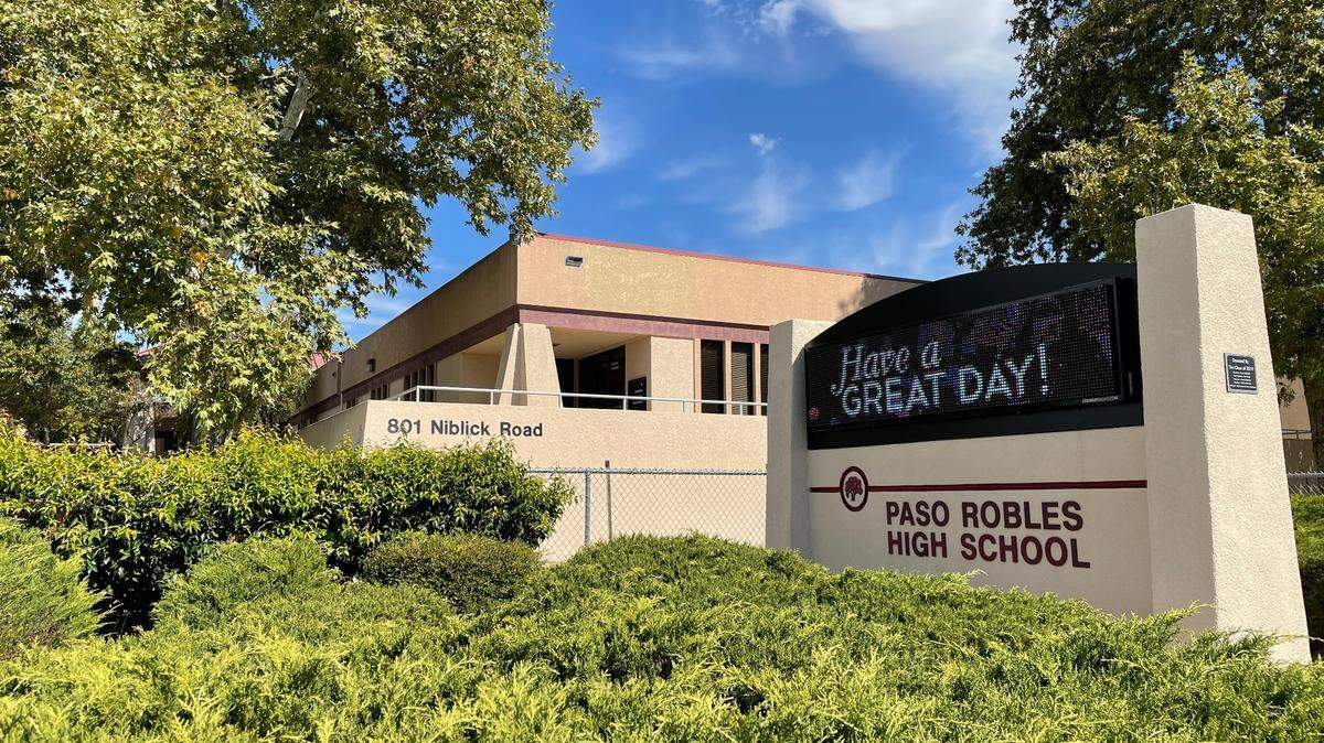 Paso Robles High School in northern San Luis Obispo County, California.