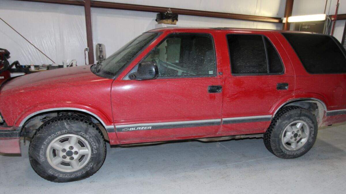 San Luis Obispo police released this photo of a mid-90s, red Chevy S-10 Blazer. The vehicle has been identified as a vehicle of interest in the Kristen Marti case. Marti's body was found in Prefumo Canyon in late March.