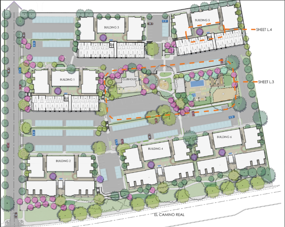 Emerald Ridge, a 208-unit apartment complex on El Camino Real from The Laughlin Co., broke ground on the 72-unit second phase of development in April 2025, with a planned early 2027 opening day. A third phase of 100 units may be complete by 2030.