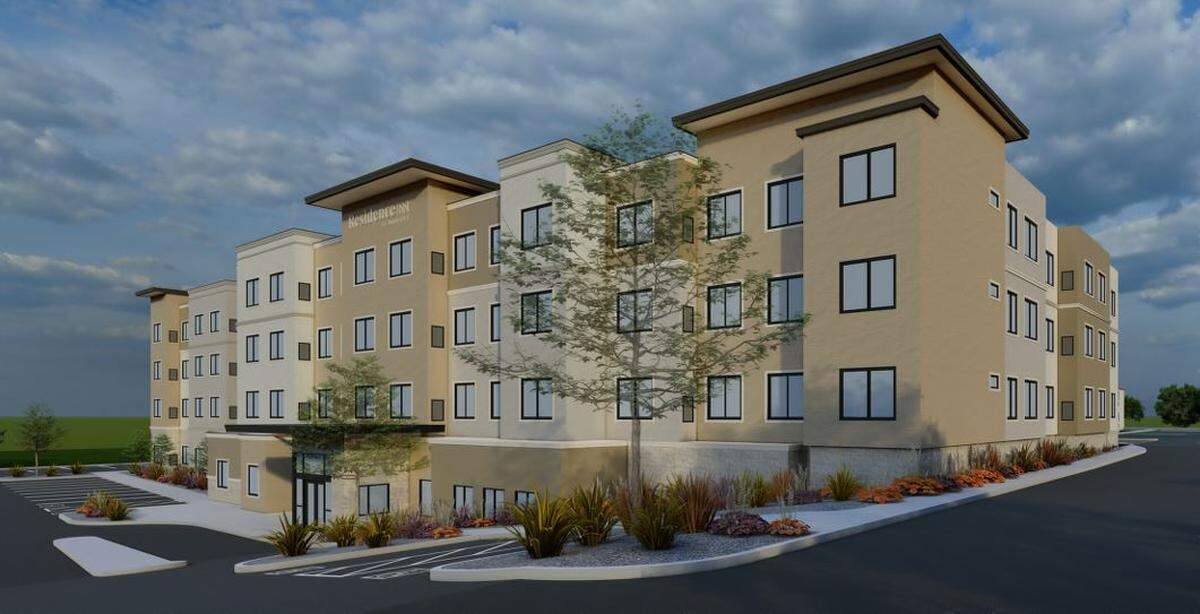 A Residence Inn by Marriott is slated to join a renovated Fairfield Inn & Suites by Marriott on the former Best Western Plus Colony Inn property in Atascadero. Rendering shows the proposed Residence Inn.