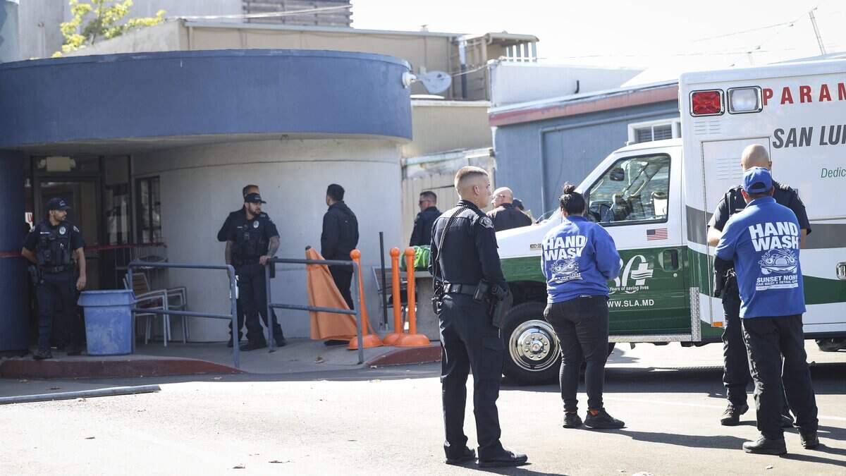 The San Luis Obispo Police Department, San Luis Obispo City Fire Department and San Luis Ambulance responded to a death at Sunset North Car Wash on Broad Street on July 2, 2026.
