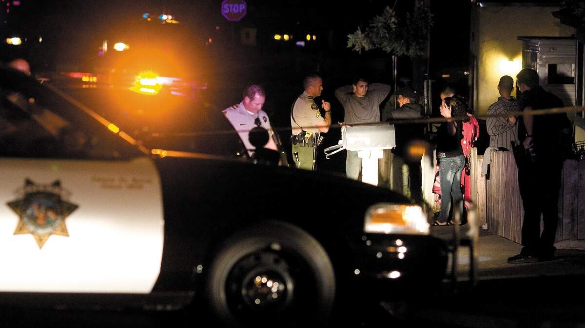 About 15 sheriff's deputies and investigators responded to a shooting on 21st Street near Paso Robles Street in Oceano.