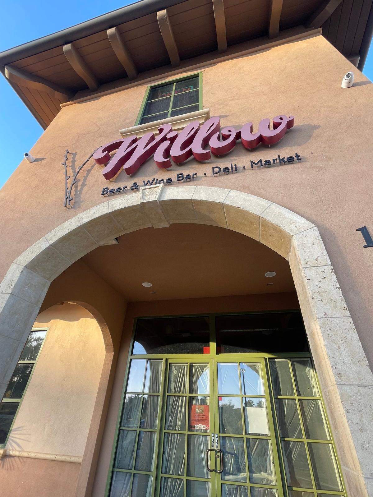 Willow&nbsp;— a combination market, deli and wine bar in Nipomo — has closed, according to a post on the restaurant’s Facebook page.