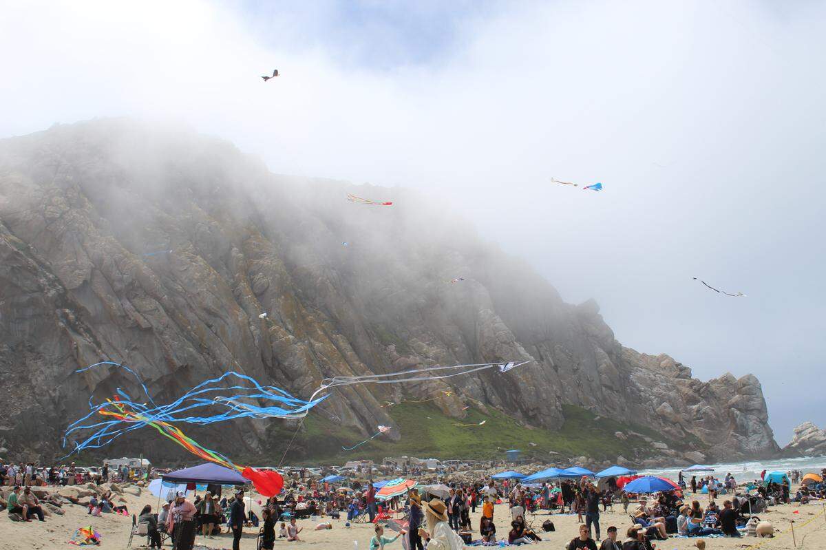 The Morro Bay Kite Festival returned on Saturday, April 30, 2022, after a two-year hiatus. The festival was first created about 16 years ago by local kite shop owner Shaun Farmer.
