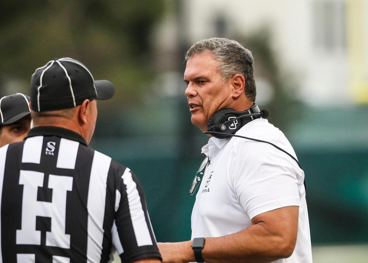 Paul Wulff won his first game as head coach as Cal Poly beat the University of San Diego 27-10 on Saturday, Sept. 2, 2023.