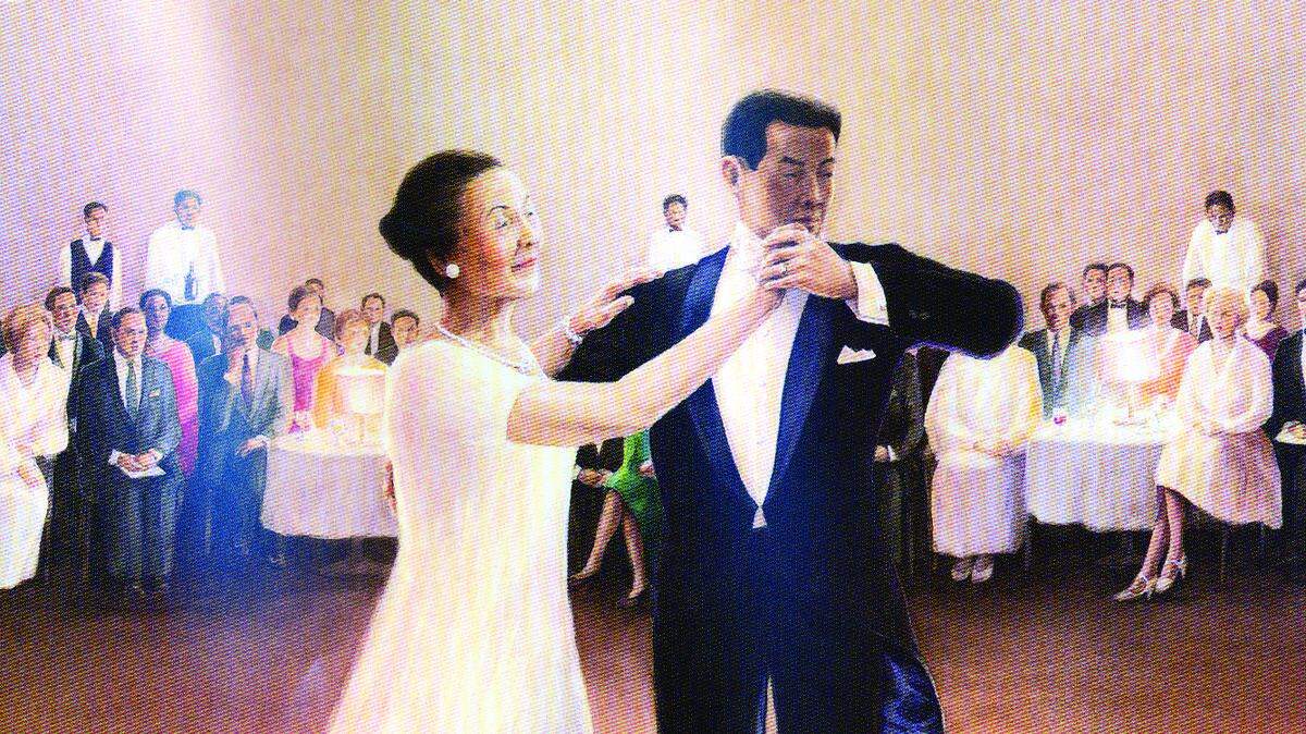 An illustration of Alice Eto Sumida dancing, from the book Music for Alice.