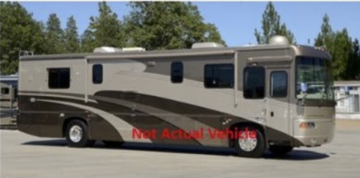 Motor home missing person Michael Larson was last seen driving.