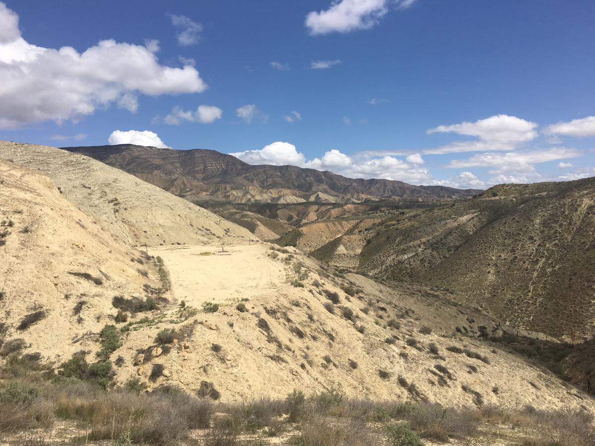 Near the Caliente Mountains in the Carrizo Plain National Monument.