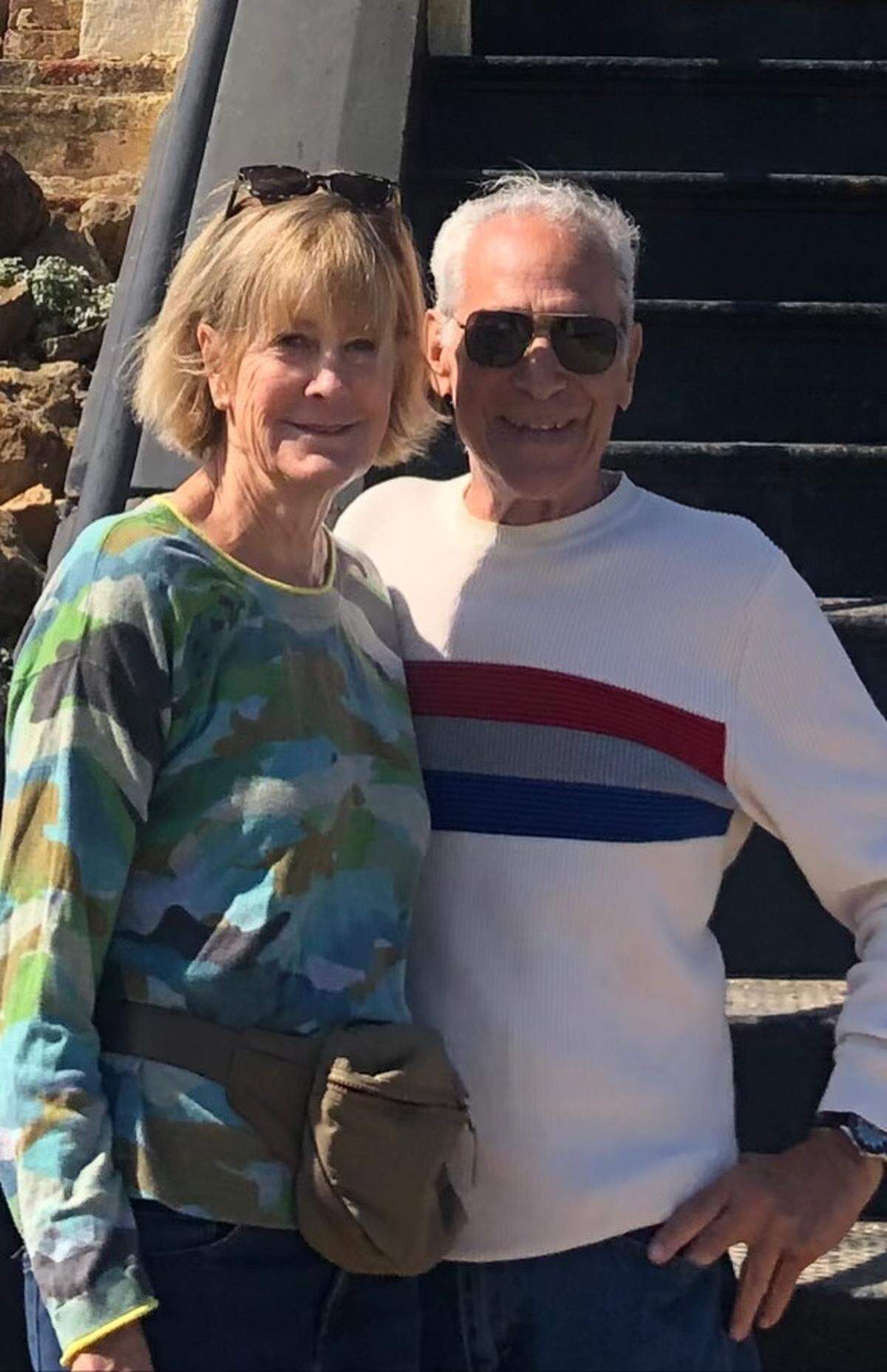 Mary Joe “M.J.” Lichty of Visalia poses for a picture with her boyfriend, Jim Mayor of Cambria.