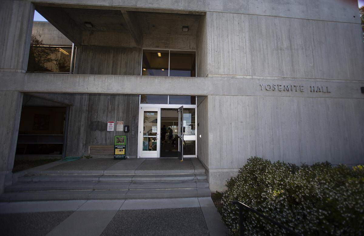 One student was injured and 60 displaced during an 3:15 a..m. fire at Cal Poly’s Yosemite Hall Tower 6 on Feb. 10, 2022. The fire was likely started by an overloaded electrical power strip in a students dorm, and caused smoke and water damage throughout the building.