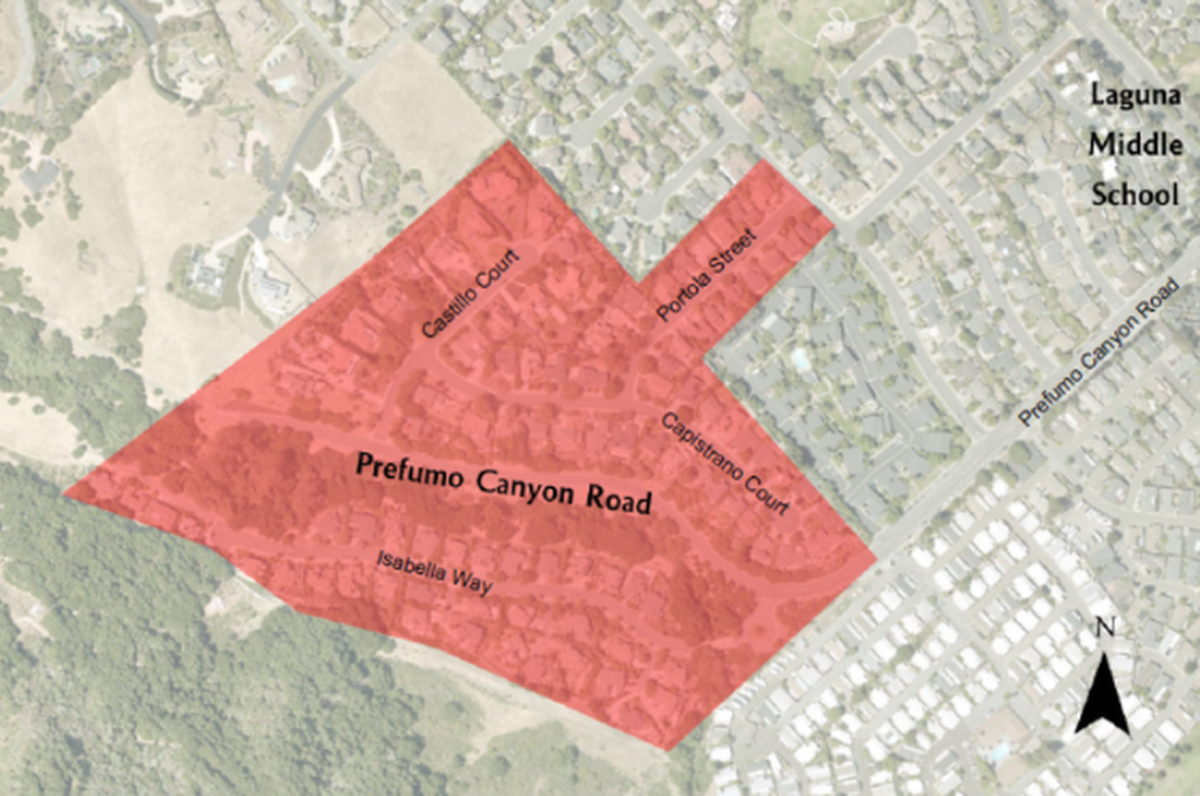The city of San Luis Obispo issued a boil water notice for homes on Castillo Court, Capistrano Court, Isabella Way and Portola Street on Sept. 10, 2025.