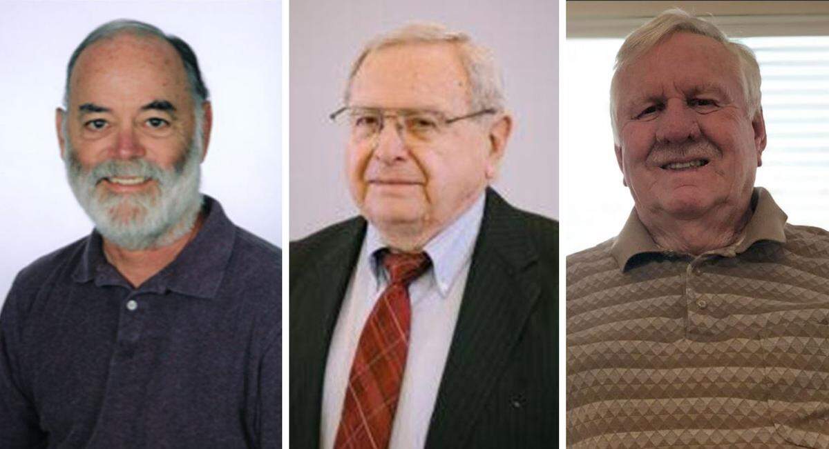 Appointed Nipomo CSD board members are, from left, Ed Eby, Dan Allen Gaddis and Dan Woodson.