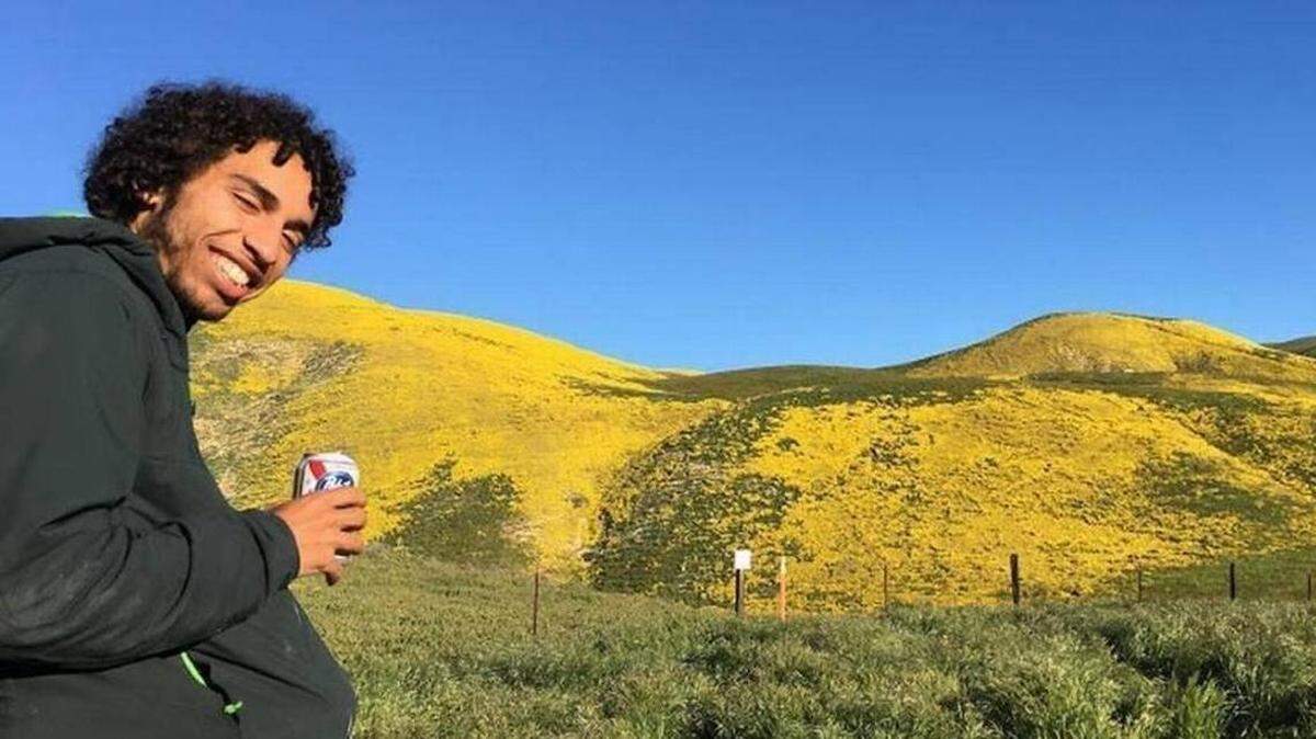 Kennedy Love, 22, was killed in a hit-and-run in August 2017. Here Love smiles during a visit to see the superbloom on the Carrizo Plain in Spring 2017.