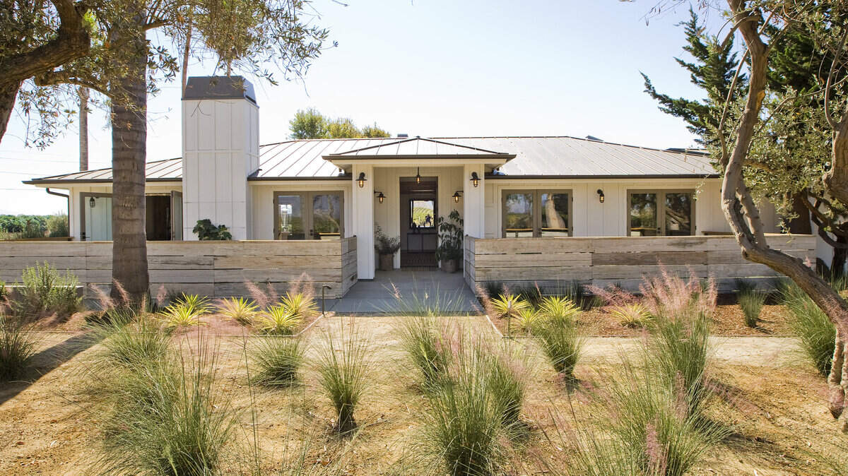 The Ranch House at Biddle Ranch Vineyard sits among 23 acres of chardonnay vines.