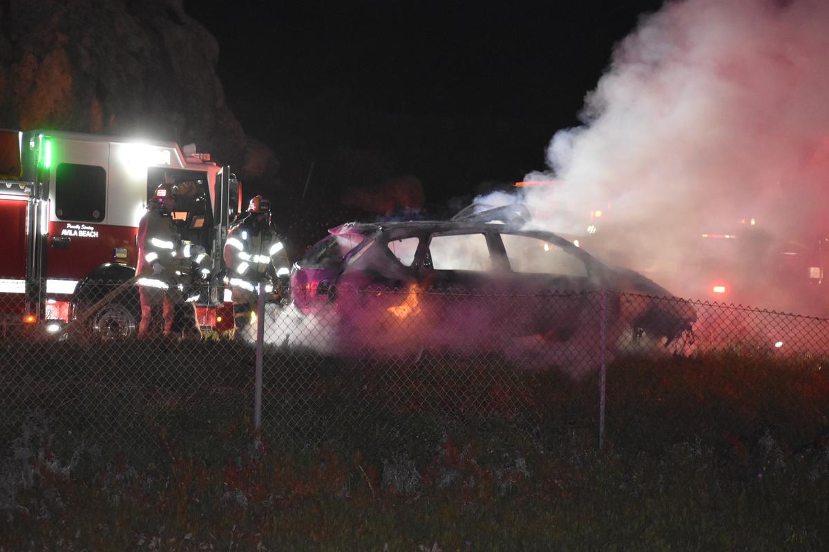 A fiery car crash on Highway 101 near Pismo Beach killed a 19-year-old Arroyo Grande resident late Tuesday, May 2, 2024.