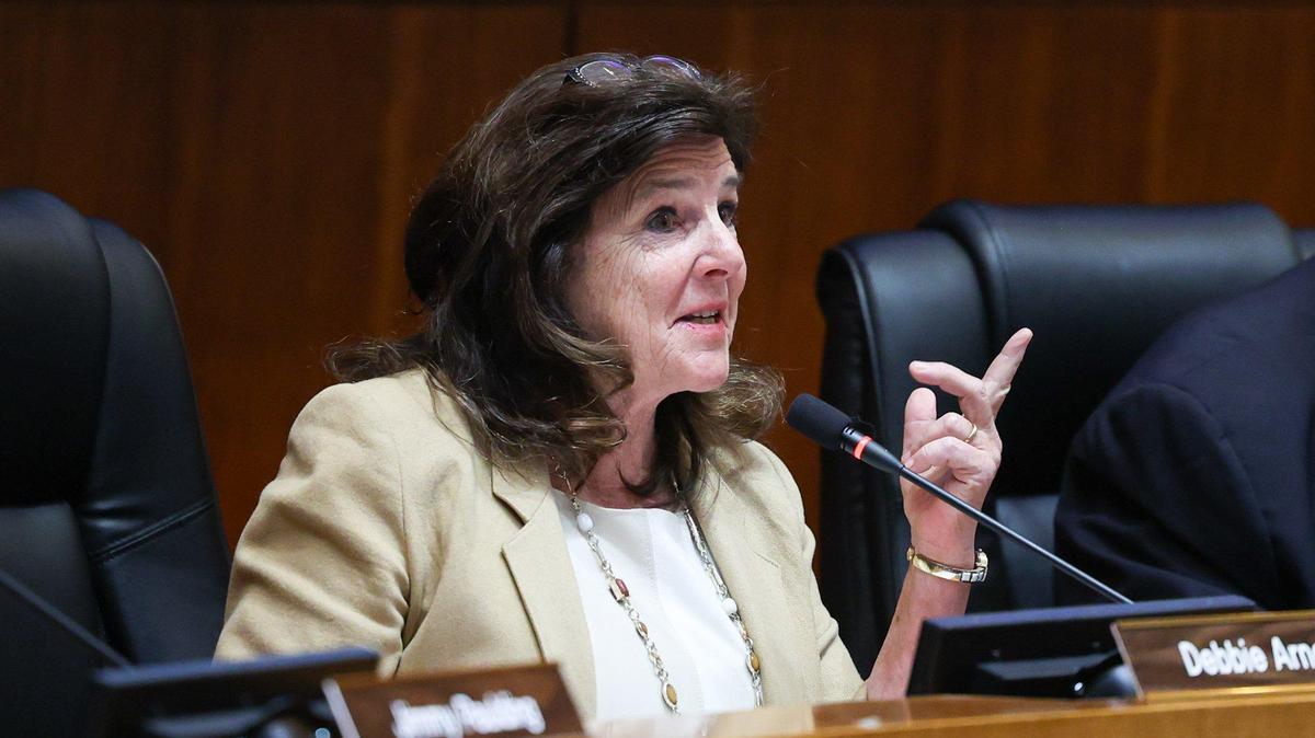 Supervisor Debbie Arnold was unswayed by arguments in favor of using eminent domain to secure a last sliver of land needed to extend the Bob Jones Pathway from San Luis Obispo to Avila Beach.