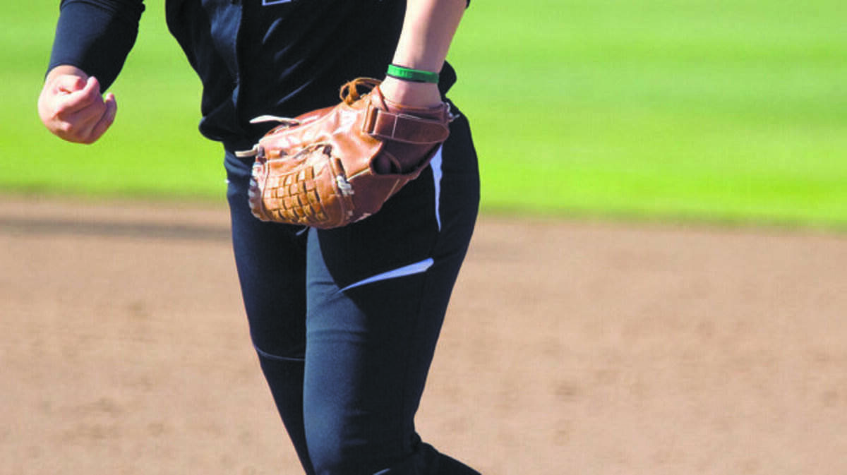 Sierra Hyland set numer-ous Cal Poly pitching records this season, including single-season records for shutouts (13) and strikeouts (263).