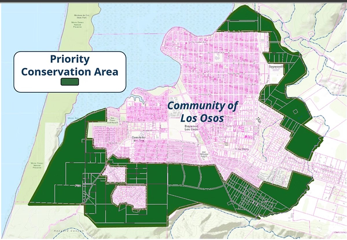 The Los Osos greenbelt is a high priority conservation area where multiple endangered species live. Protection of this area which will become the responsibility of San Luis Obispo County under the Los Osos Habitat Conservation Plan, approved by the Board of Supervisors on Dec. 10, 2024.