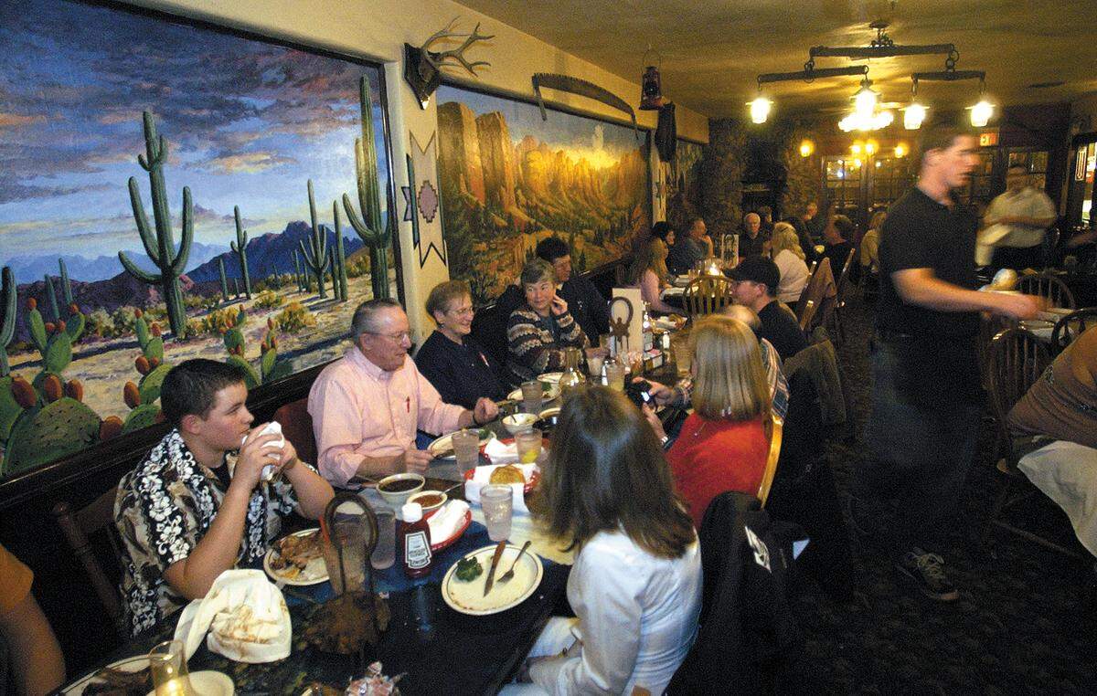 The Arbini family celebrates Andy Arbini’s 15th birthday at AJ Spurs in Templeton in 2005.
