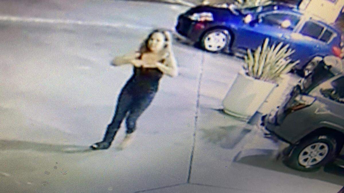 Andrea Wilson was arrested on suspicion of a felony hit-and-run that left a bicyclist injured on Dec. 8, 2022.