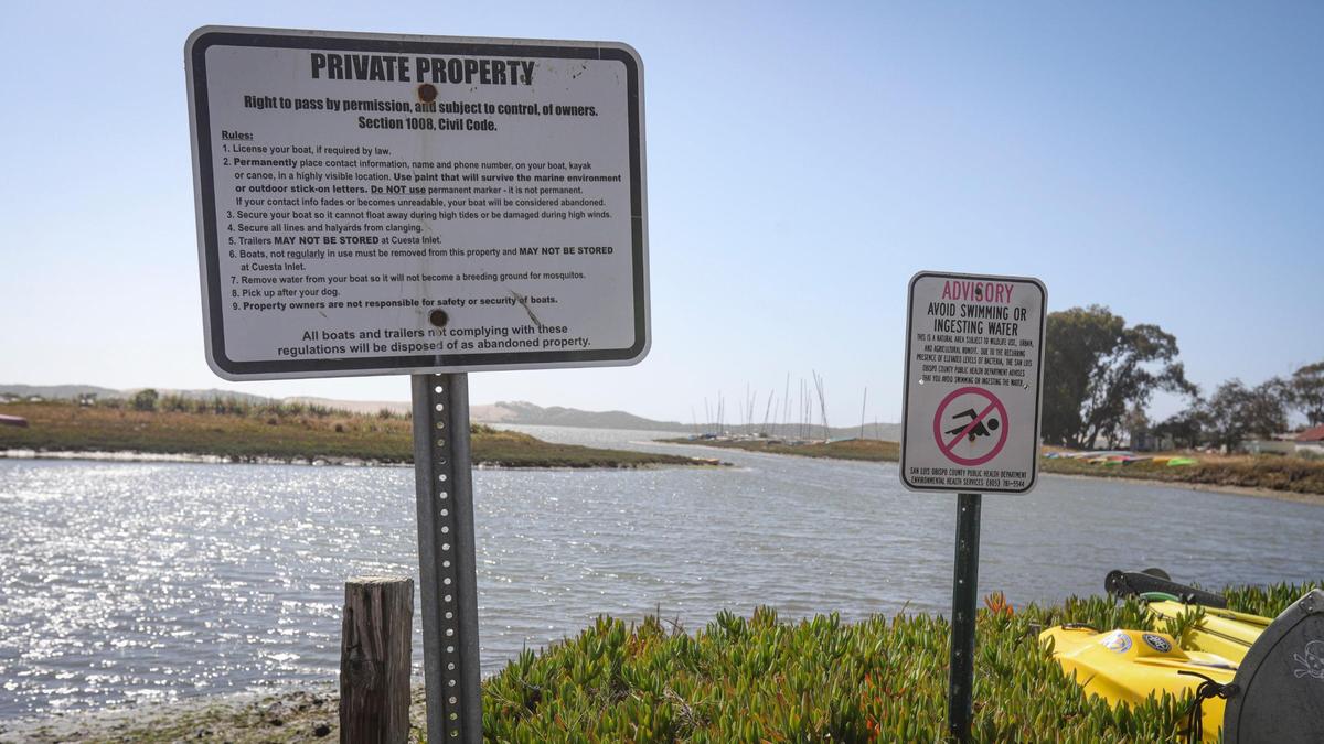 Community members are in a race against time, raising $735,000 to buy the Cuesta Inlet in Los Osos by Nov. 29, 2025. The 13-acre property includes a man-carved inlet at the edge of the Morro Bay estuary, seen here on June 12, 2025.