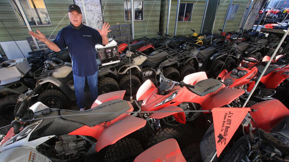 Wayne Foster, owner of BJ’s ATV Rentals, Inc., in Grover Beach, has spent thousands of dollars in rent, insurance and maintenance with no income with closure of Oceano Dunes State Vehicular Recreation Area. Almost a year ago, the business went from more than 20 employees to none.