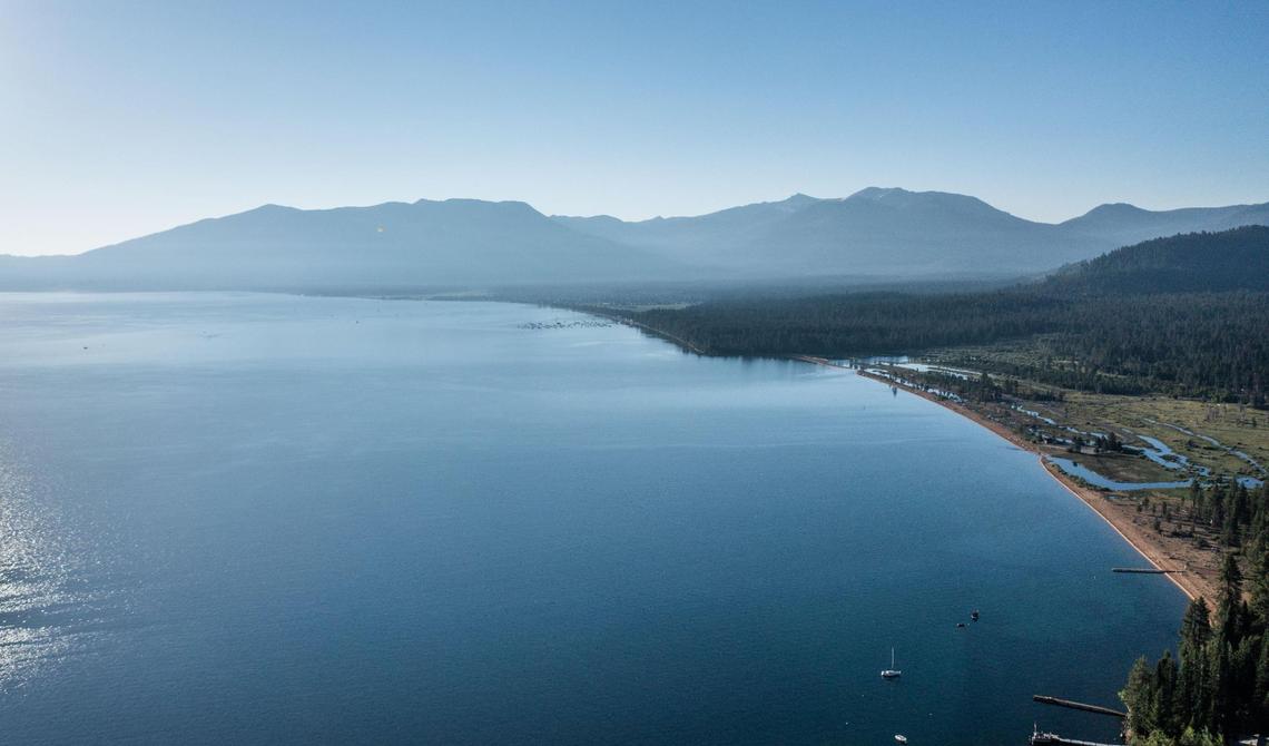 A view of Lake Tahoe from Emerald Bay State Park in South Lake Tahoe in July.