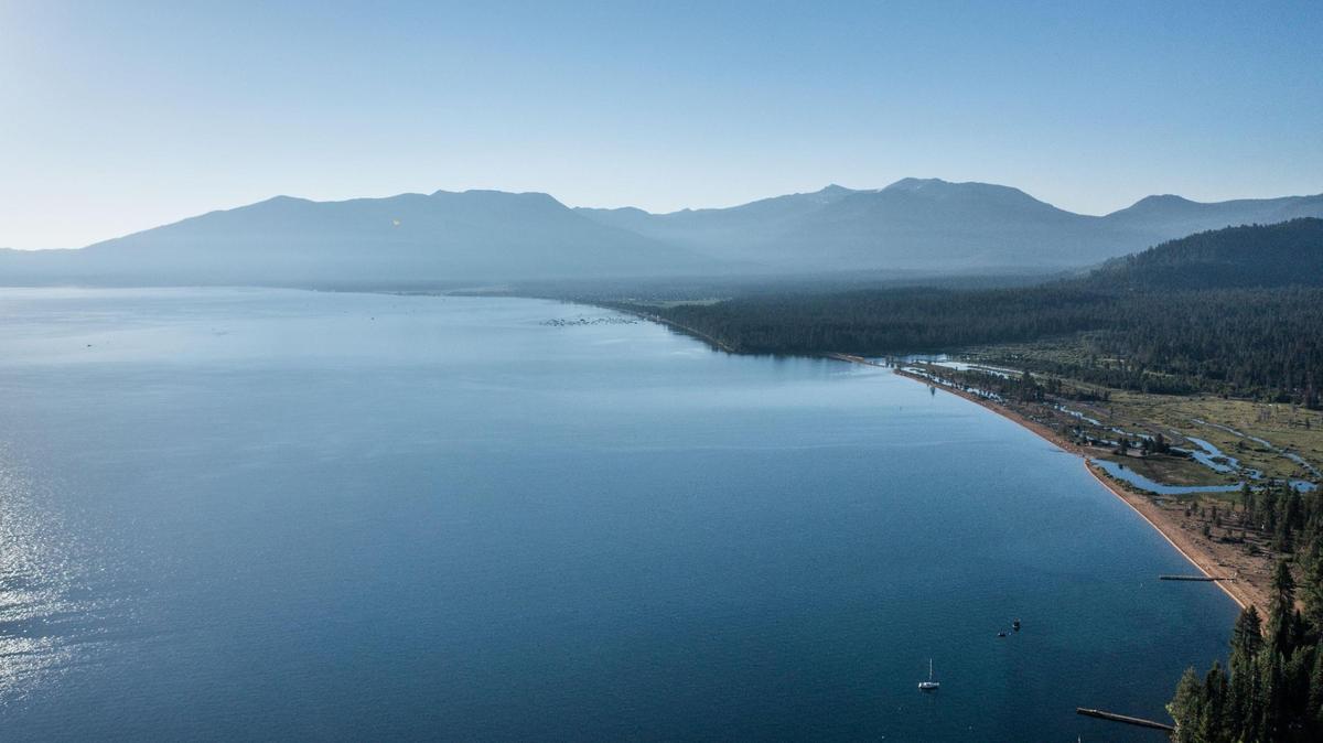 A view of Lake Tahoe from Emerald Bay State Park in South Lake Tahoe in 2023. A popular viewpoint near here could included in a Senate proposal to sell off millions of acres of federal public lands.