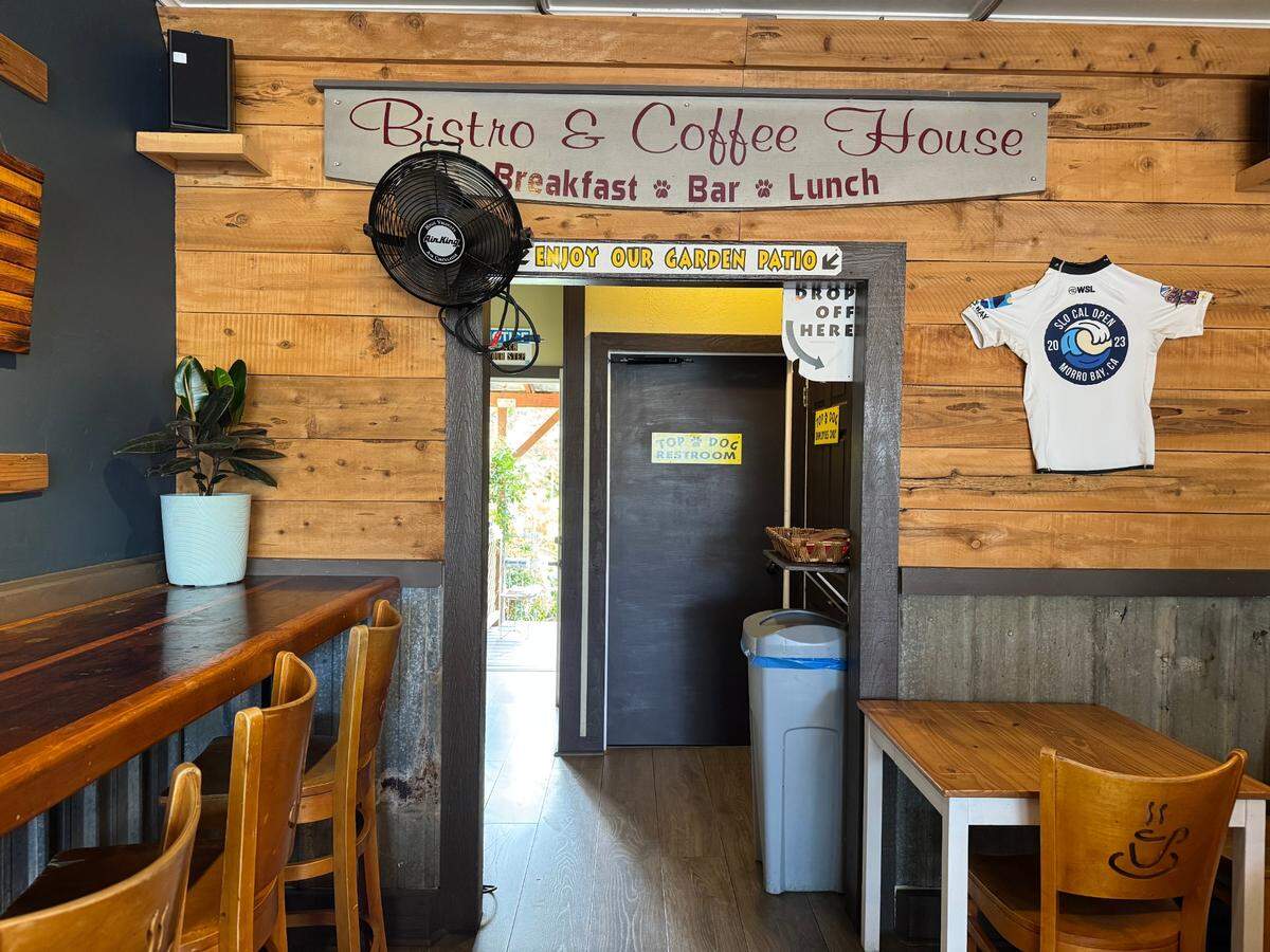 Top Dog Cafe Bar is located at 857 Main St. in Morro Bay. It reopened to customers under new ownership on May 26, 2025.