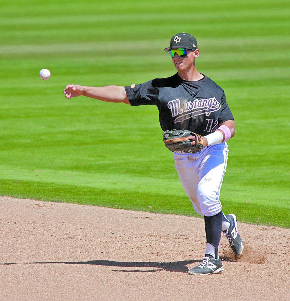Cal Poly second baseman Mark Mathias was the Big West Conference Field Player of the Year last season when he led the Big West with a .386 batting average.