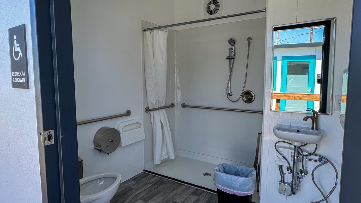 The 5Cities Homeless Coalition celebrated the opening of the Balay Ko on Barca interim cabin housing project on Thursday, May 2, 2024. The project consists of 30 beds that can be used to give people a first step out of homelessness.